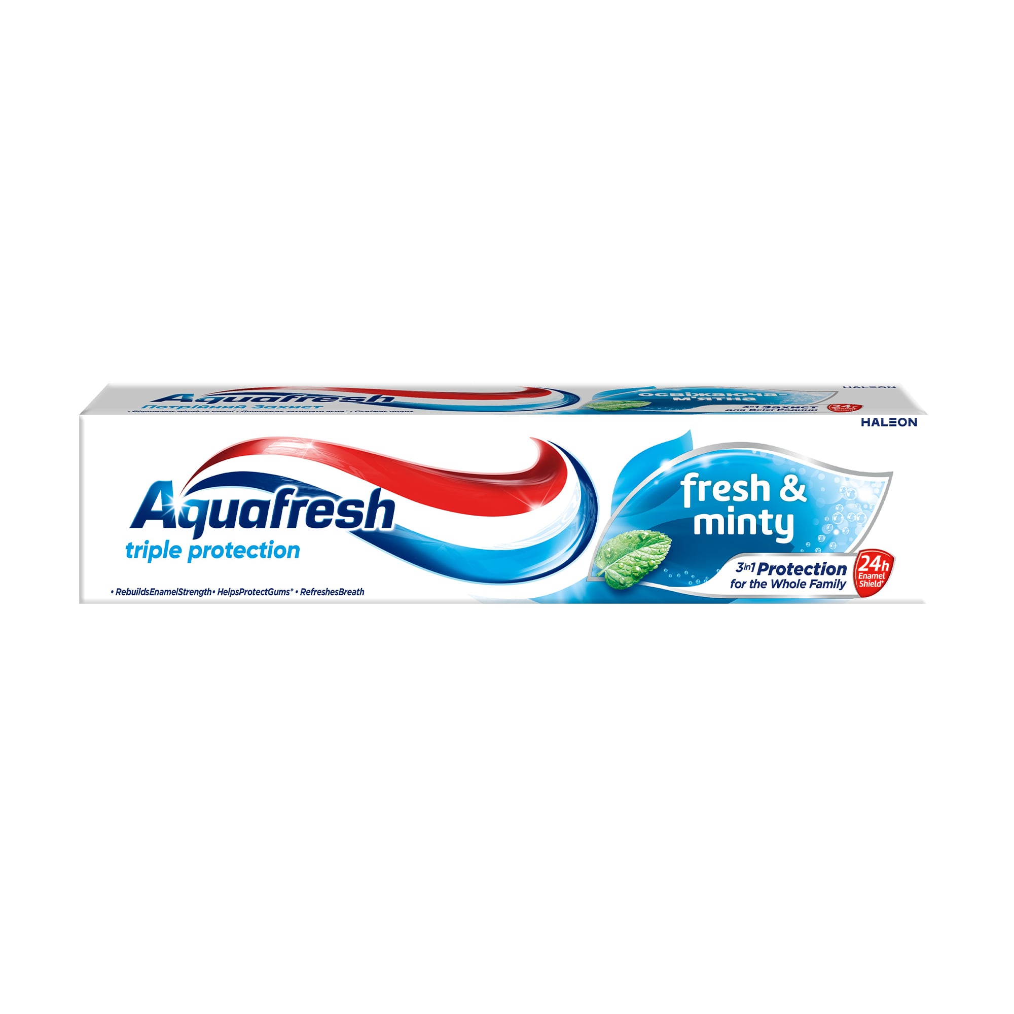 Зубна паста Aquafresh Освіжально-м’ятна, 50 мл